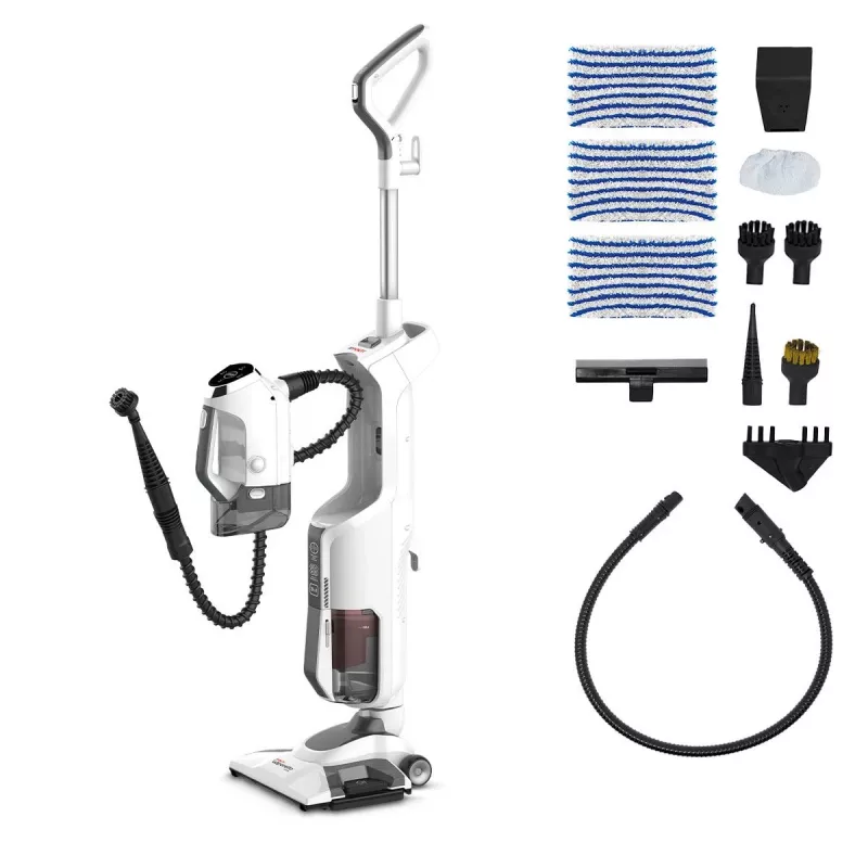 Vertikalus dulkių siurblys Polti Vaporetto 3 Clean 1800 W be maišelio baltas