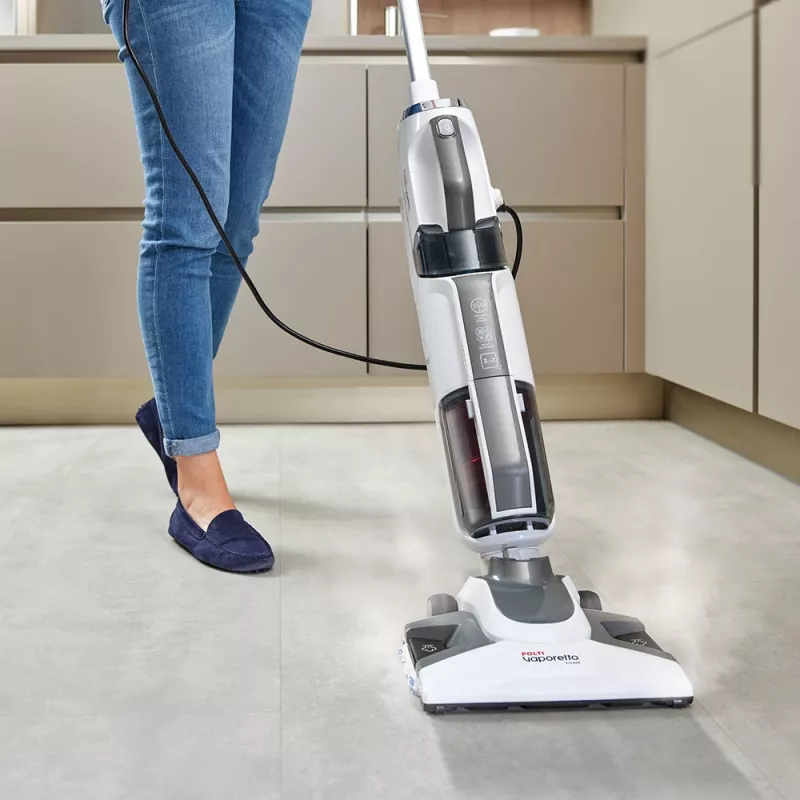 Vertikalus dulkių siurblys Polti Vaporetto 3 Clean 1800 W be maišelio baltas