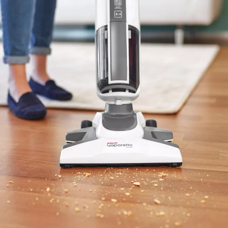 Vertikalus dulkių siurblys Polti Vaporetto 3 Clean 1800 W be maišelio baltas
