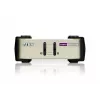 ATEN 2 prievadų USB - PS/2 VGA KVM jungiklis (su KVM kabeliais), 2048 x 1536 pikseliai, QXGA, 0,72 W, šviesiai pilkas