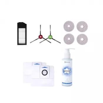 Priedų rinkinys Ecovacs D-KT01-0027 robotui dulkių siurbliui — 2 dulkių maišeliai + 1 filtras, įvairiaspalvis