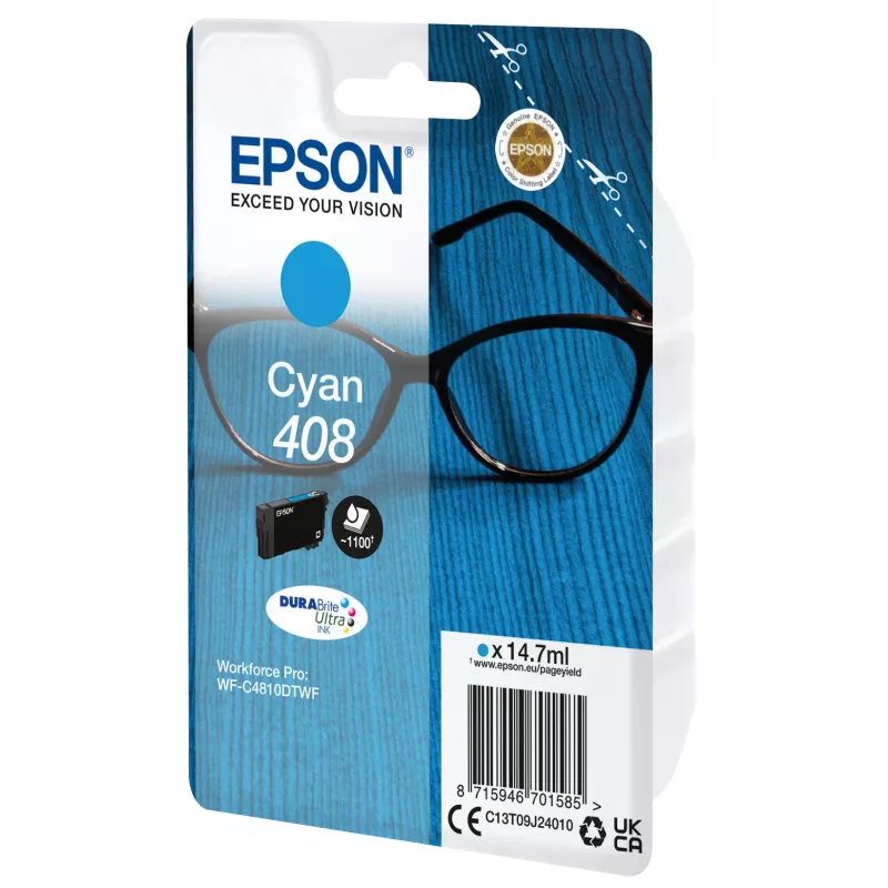Epson C13T09J24010 rašalo kasetė 1 vnt. Originali standartinio našumo žalsvai mėlyna