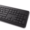 Belaidės klaviatūros ir pelės rinkinys Dell KM3322W — viso dydžio QWERTY, RF belaidis, juodas, biuro naudojimui