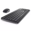 Belaidės klaviatūros ir pelės rinkinys Dell KM3322W — viso dydžio QWERTY, RF belaidis, juodas, biuro naudojimui