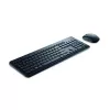 Belaidės klaviatūros ir pelės rinkinys Dell KM3322W — viso dydžio QWERTY, RF belaidis, juodas, biuro naudojimui