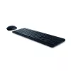 Belaidės klaviatūros ir pelės rinkinys Dell KM3322W — viso dydžio QWERTY, RF belaidis, juodas, biuro naudojimui