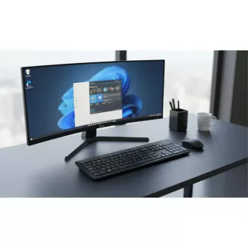 Belaidės klaviatūros ir pelės rinkinys Dell KM3322W — viso dydžio QWERTY, RF belaidis, juodas, biuro naudojimui
