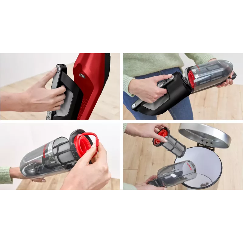 Bosch Serie 4 BBH3ZOO28 belaidis dulkių siurblys – 25,2 V, 0,4 L talpos indas, nuimamas rankinis blokas