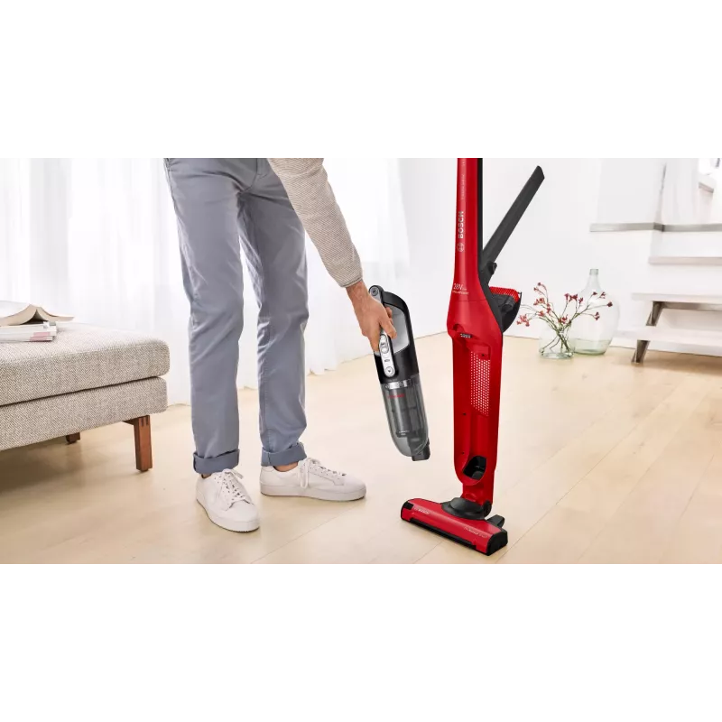Bosch Serie 4 BBH3ZOO28 belaidis dulkių siurblys – 25,2 V, 0,4 L talpos indas, nuimamas rankinis blokas