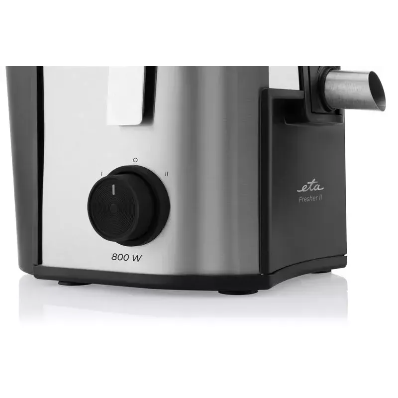 Centrifuginė sulčiaspaudė ETA Fresher II 800 W, 0,8 l sulčių indelis, juoda/nerūdijantis plienas