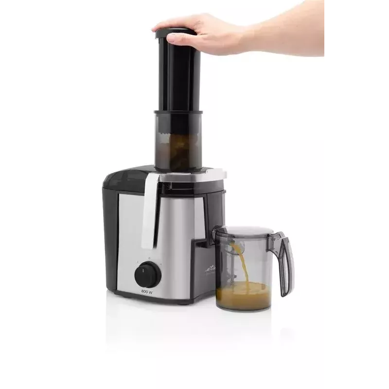 Centrifuginė sulčiaspaudė ETA Fresher II 800 W, 0,8 l sulčių indelis, juoda/nerūdijantis plienas