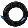 Tinklo kabelis Goobay CAT 6 U/UTP RJ-45 Cat6 15m Juodas