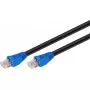 Tinklo kabelis Goobay CAT 6 U/UTP RJ-45 Cat6 15m Juodas