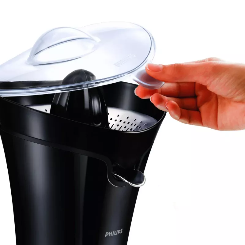 Sulčiaspaudė Philips Avance Collection HR2752/90, citrusinių vaisių sulčiaspaudė, 85 W, juoda, apsauga nuo lašėjimo, laido laikymo vieta