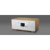 Asmeninis radijo imtuvas Muse M-695 DBTW — DAB/DAB+/FM skaitmeninis tiuneris, 2,8 colio TFT, 60 W RMS, AC/DC, medžio/baltos spalvos