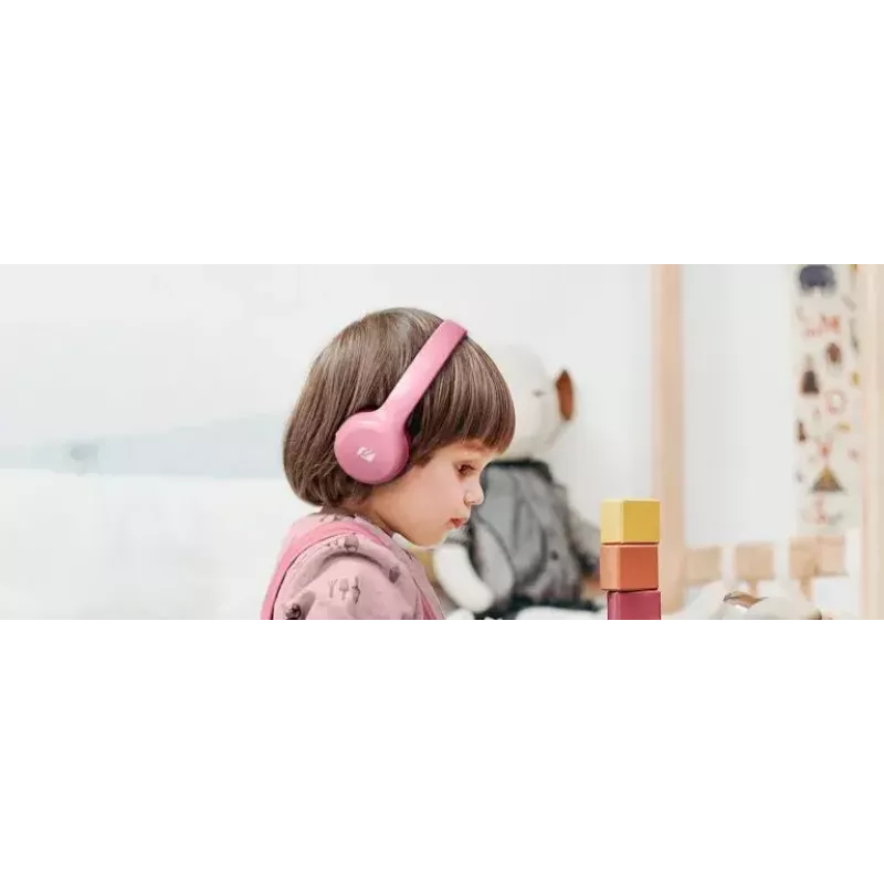 Belaidės ant ausies dedamos ausinės muse M-215 BTP, Bluetooth, galvos juosta, 115 g, rožinės