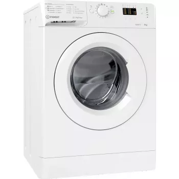 Skalbimo mašina su priekiniu pakrovimu Indesit MTWA 71252 W IT — 7 kg, 1200 aps./min., E klasė, balta
