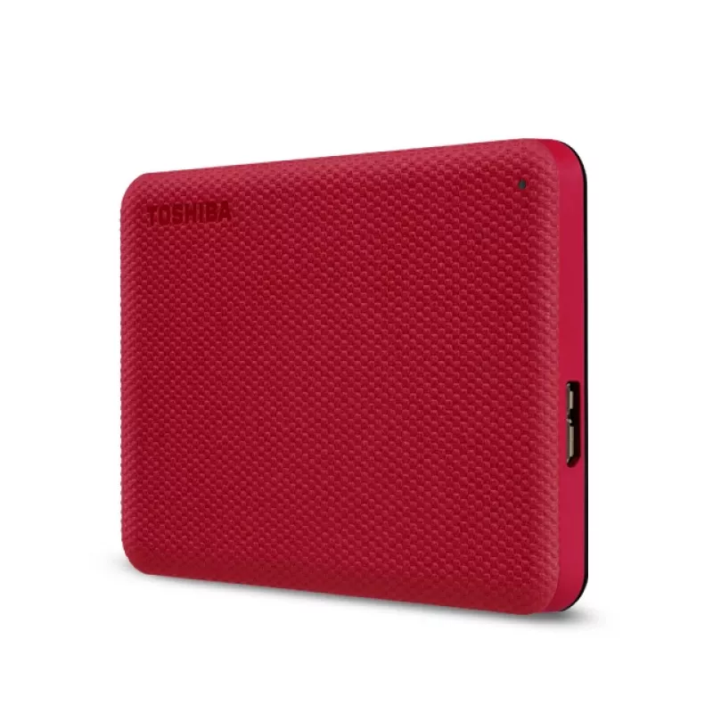 TOSHIBA External Hard Drive Canivo Advanced 2,5 col. 2 TB USB 3.2 Gen 1 Raudonas