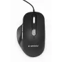 GEMBIRD optinė LED pelė MUS-6B-02 laidinė USB - 6 mygtukų ratukas juoda