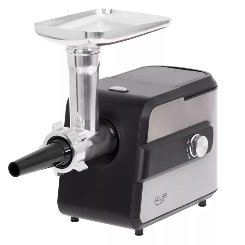 Mėsmalė Adler AD 4813 2000 W Juoda Sidabrinė