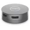 DELL 6-in-1 USB-C kelių prievadų adapteris - DA305, laidinis, USB 3.2 Gen 2 (3.1 Gen 2) Type-C, 10,100,1000 Mbit/s, sidabrinis, 3840 x 2160 pikselių, Dell