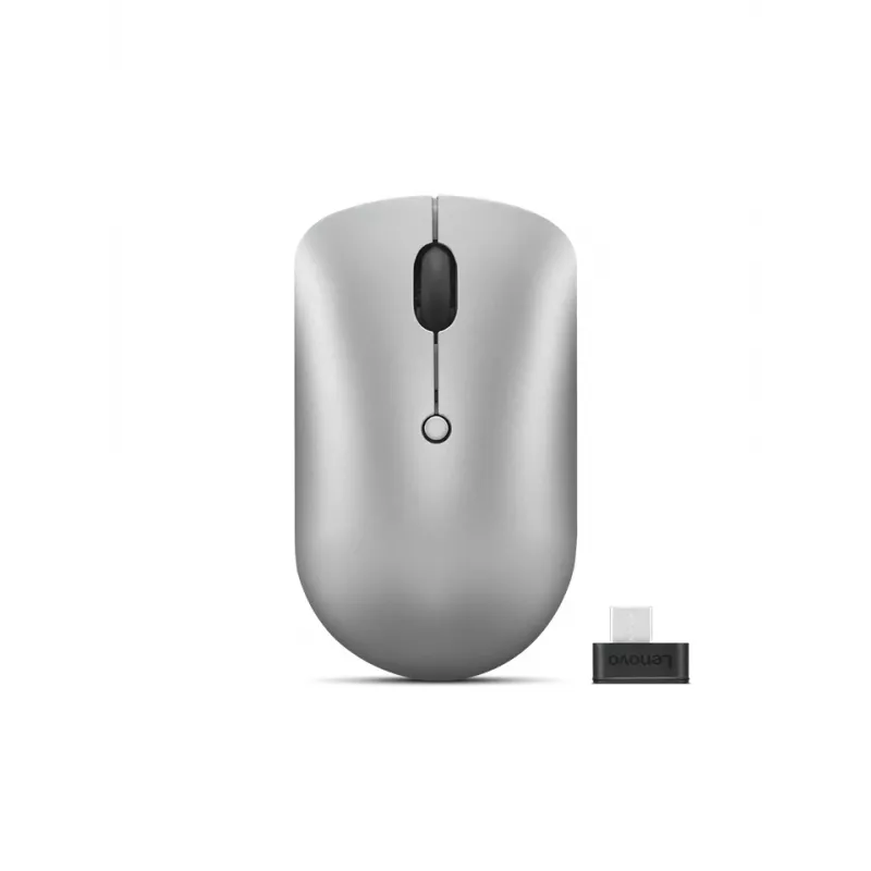 Belaidė ambidekstrinė pelė Lenovo 540 — RF, 2400 DPI, 4 mygtukai, USB-C imtuvas, pilka