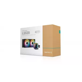 All-in-one skysčio aušintuvas DeepCool LS520 12 cm Juodas 500-2250 RPM