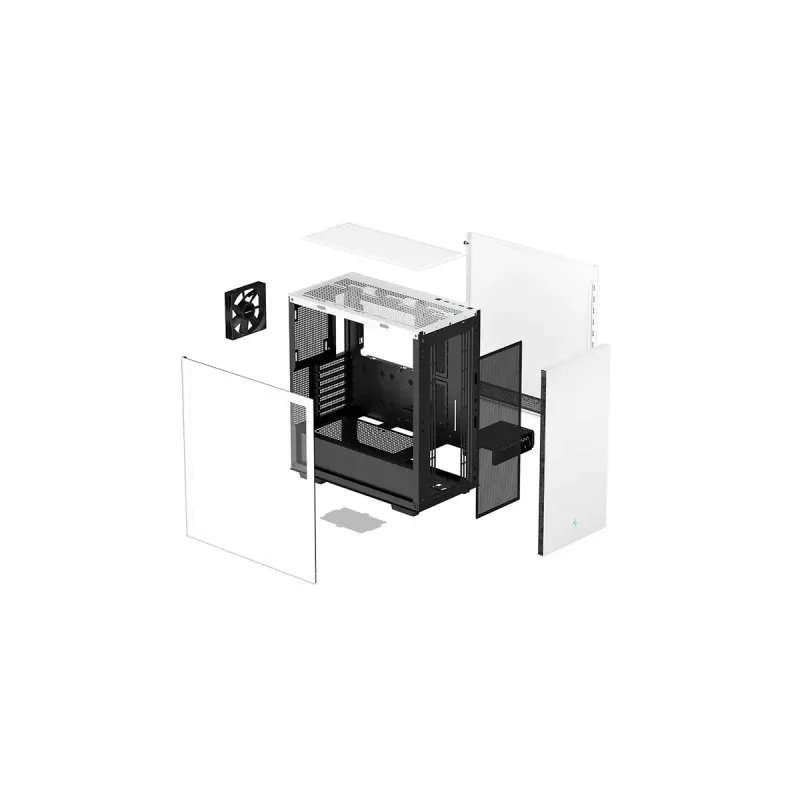 PC korpusas DeepCool CH510 Midi Tower balta