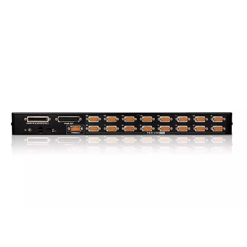 ATEN 16 prievadų USB - PS/2 VGA KVM jungiklis su USB išoriniu prievadu