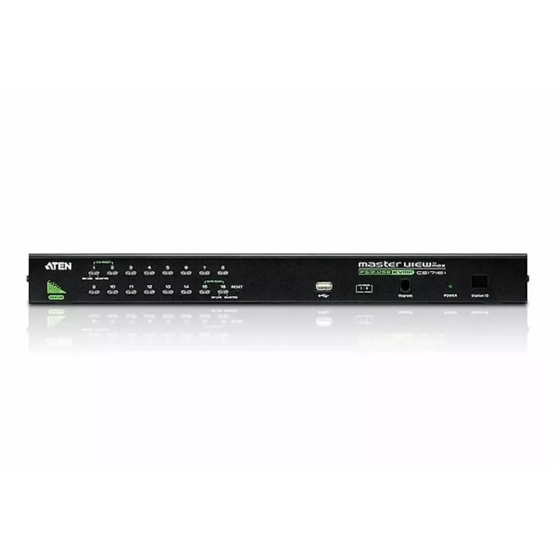 ATEN 16 prievadų USB - PS/2 VGA KVM jungiklis su USB išoriniu prievadu