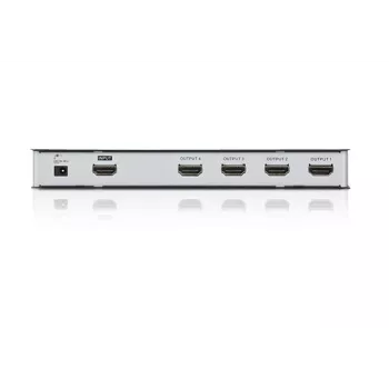 ATEN 4 prievadų HDMI garso / vaizdo skirstytuvas 4Kx2K, HDMI, 4x HDMI, 4096 x 2160 pikseliai, juodas, 4K Ultra HD, 15 m