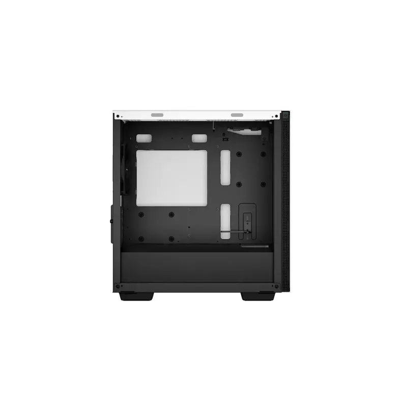 PC korpusas DeepCool CH370 WH Mini Tower — baltas, micro ATX/Mini-ITX, grūdintas stiklas, RGB ventiliatoriai, 2x 3,5 colio vietos, 3x 2,5 colio vietos, GPU iki 320 mm