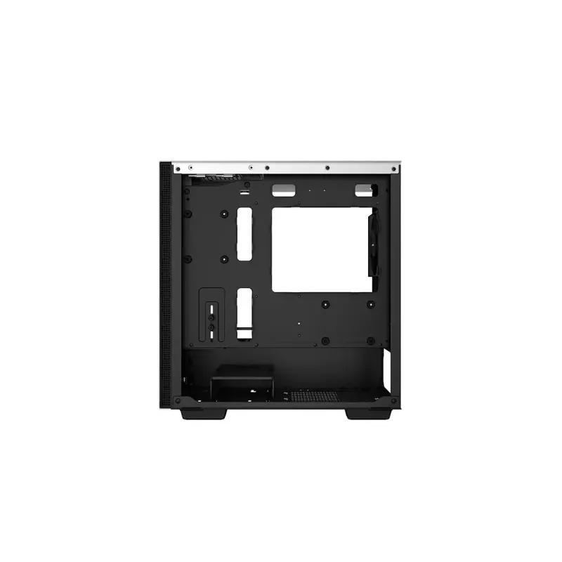 PC korpusas DeepCool CH370 WH Mini Tower — baltas, micro ATX/Mini-ITX, grūdintas stiklas, RGB ventiliatoriai, 2x 3,5 colio vietos, 3x 2,5 colio vietos, GPU iki 320 mm