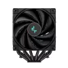 Oro aušintuvas DeepCool AK620 ZERO DARK 12 cm Juodas, 6 šilumos vamzdelių, 2x120 mm PWM ventiliatoriai, TDP 260 W, Aukštis 160 mm