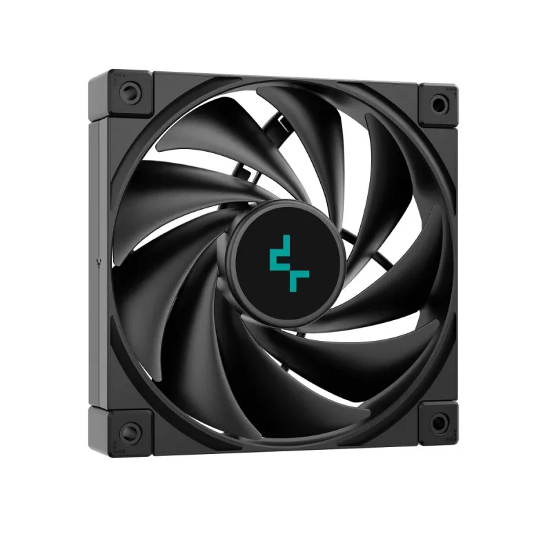 Oro aušintuvas DeepCool AK620 ZERO DARK 12 cm Juodas, 6 šilumos vamzdelių, 2x120 mm PWM ventiliatoriai, TDP 260 W, Aukštis 160 mm