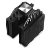 Oro aušintuvas DeepCool AK620 ZERO DARK 12 cm Juodas, 6 šilumos vamzdelių, 2x120 mm PWM ventiliatoriai, TDP 260 W, Aukštis 160 mm
