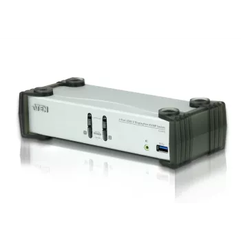 ATEN 2-Port USB 3.1 Gen 1 DisplayPort 1.1 KVMP™ jungiklis su garsiakalbiu (įskaitant KVM laidus)