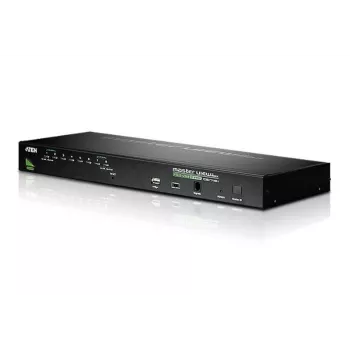 ATEN 8 prievadų USB - PS/2 VGA KVM jungiklis su USB periferiniu prievadu
