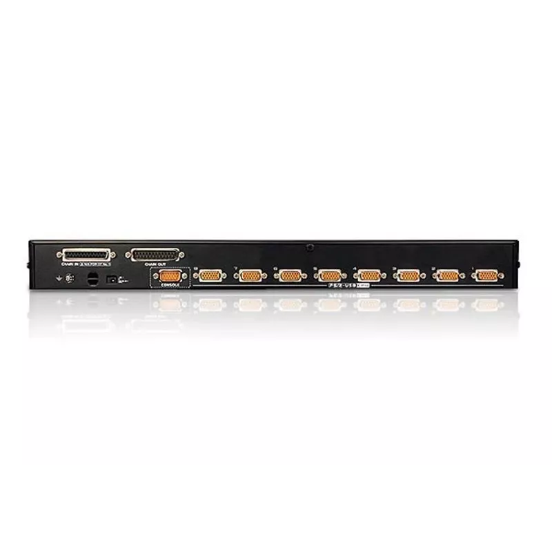 ATEN 8 prievadų USB - PS/2 VGA KVM jungiklis su USB periferiniu prievadu