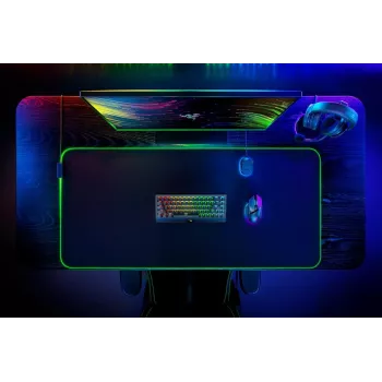 RAZER Goliathus Chroma 3xl - minkštas žaidimų pelės kilimėlis su Chroma RGB - juodas