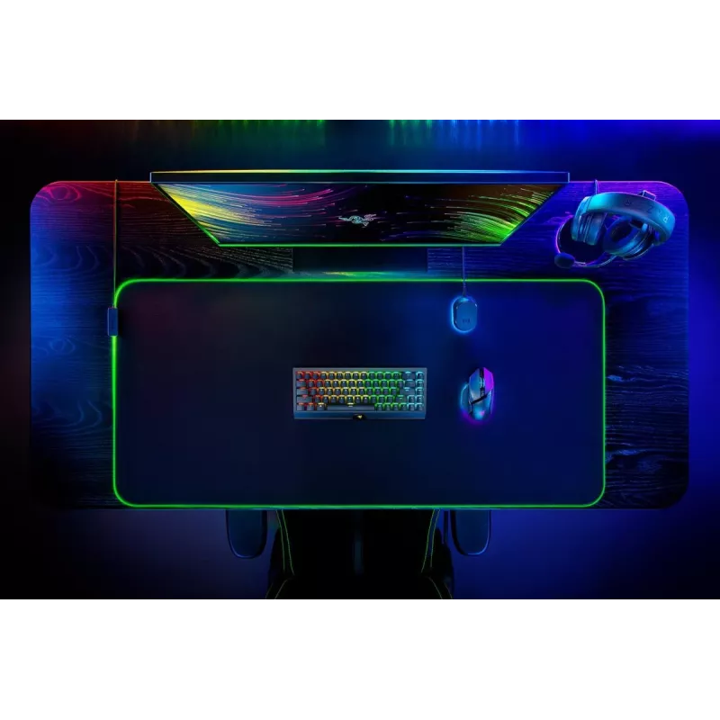 RAZER Goliathus Chroma 3xl - minkštas žaidimų pelės kilimėlis su Chroma RGB - juodas