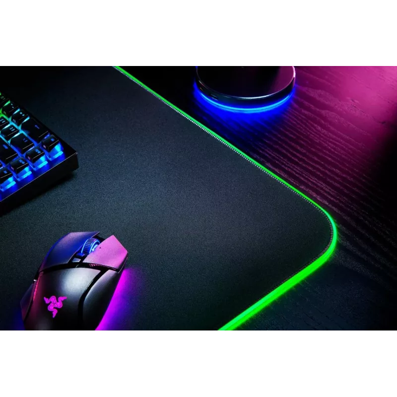 RAZER Goliathus Chroma 3xl - minkštas žaidimų pelės kilimėlis su Chroma RGB - juodas