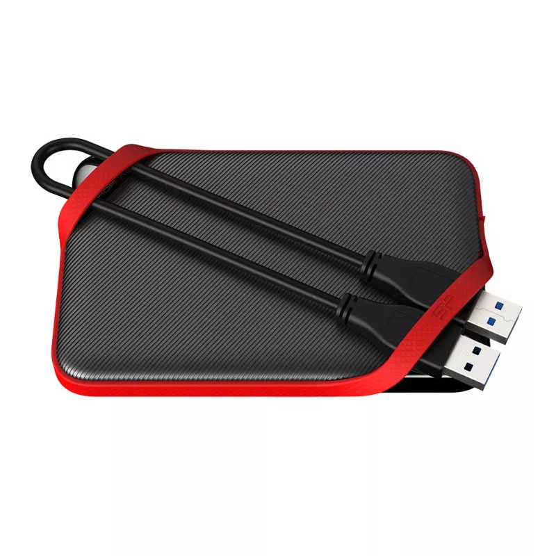 SILICON POWER Nešiojamasis HDD USB 3.2 Gen 1 Armor - A62 1TB Juoda Moq-36