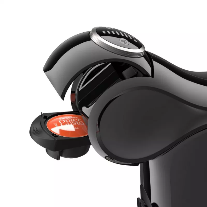 Kapsulinis kavos aparatas De’Longhi Genio S Plus EDG315.B — Dolce Gusto, 0,8 L vandens bakelis, 15 bar, stalviršinis, juodas
