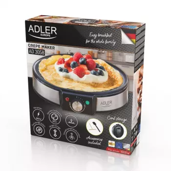 Blyninė Adler AD 3058 1600 W Juoda Nerūdijantis plienas