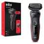 Braun Series 5 50-R1000s Skutimosi peiliukas Juoda, Raudona