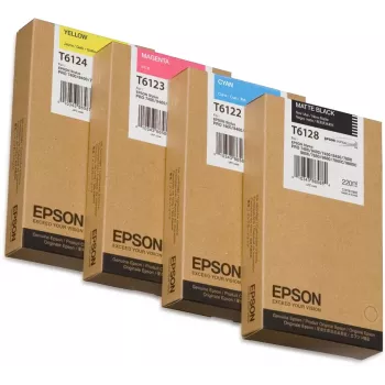 Epson Singlepack Geltona T612400 220 ml, Geltona, Pigmentinis rašalas, 220 ml, 1 vnt.