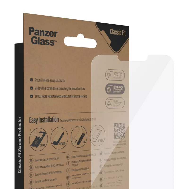 Ekrano apsauga PanzerGlass Apple iPhone 14 Plus 13 Pro Max atspari įbrėžimams ir smūgiams