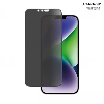 Privatumą užtikrinanti ekrano apsauginė plėvelė PanzerGlass Apple iPhone 14 Plus 13 Pro Max atspari įbrėžimams ir smūgiams