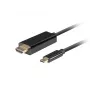 LANBERG USB-C (vyr.) – HDMI (vyr.) laidas 1 m 4K 60 Hz juodas